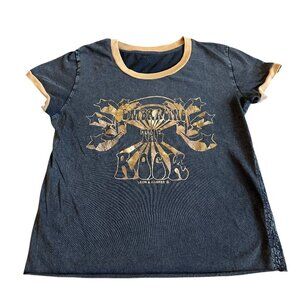 Leon & Harper Embracing the Rock Graphic T-Shirt Tee Organic Cotton Size Medium